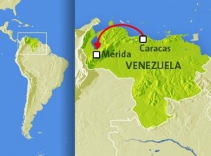 Mapa Mérida Venezuela